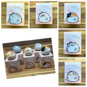 5 BAIMAO Cat collectible mini figures